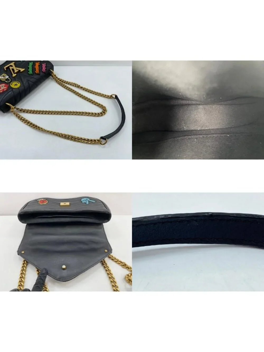 Louis Vuitton Shoulder Bag New Wave Patches Collection